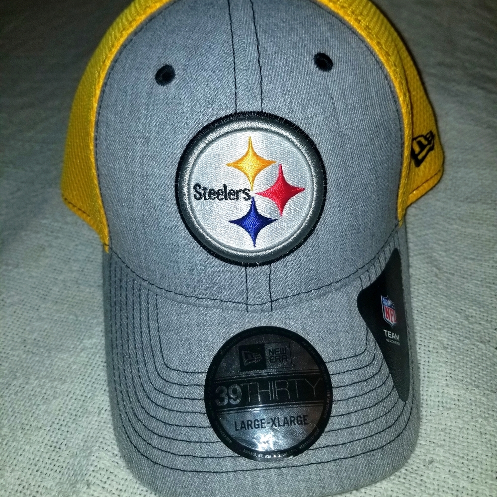 NEW WITH TAGS Steelers New Era 39Thirty hat L/XL